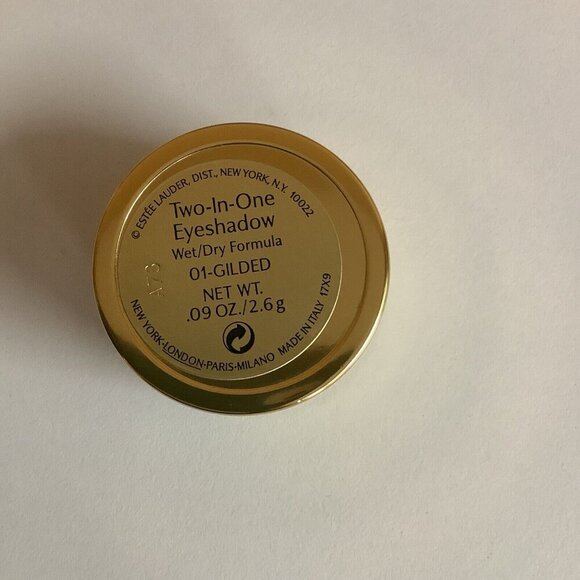 Estee Lauder Two in One Eyeshadow Wet Dry Formula 01 Glided No Box - Picture 3 of 3